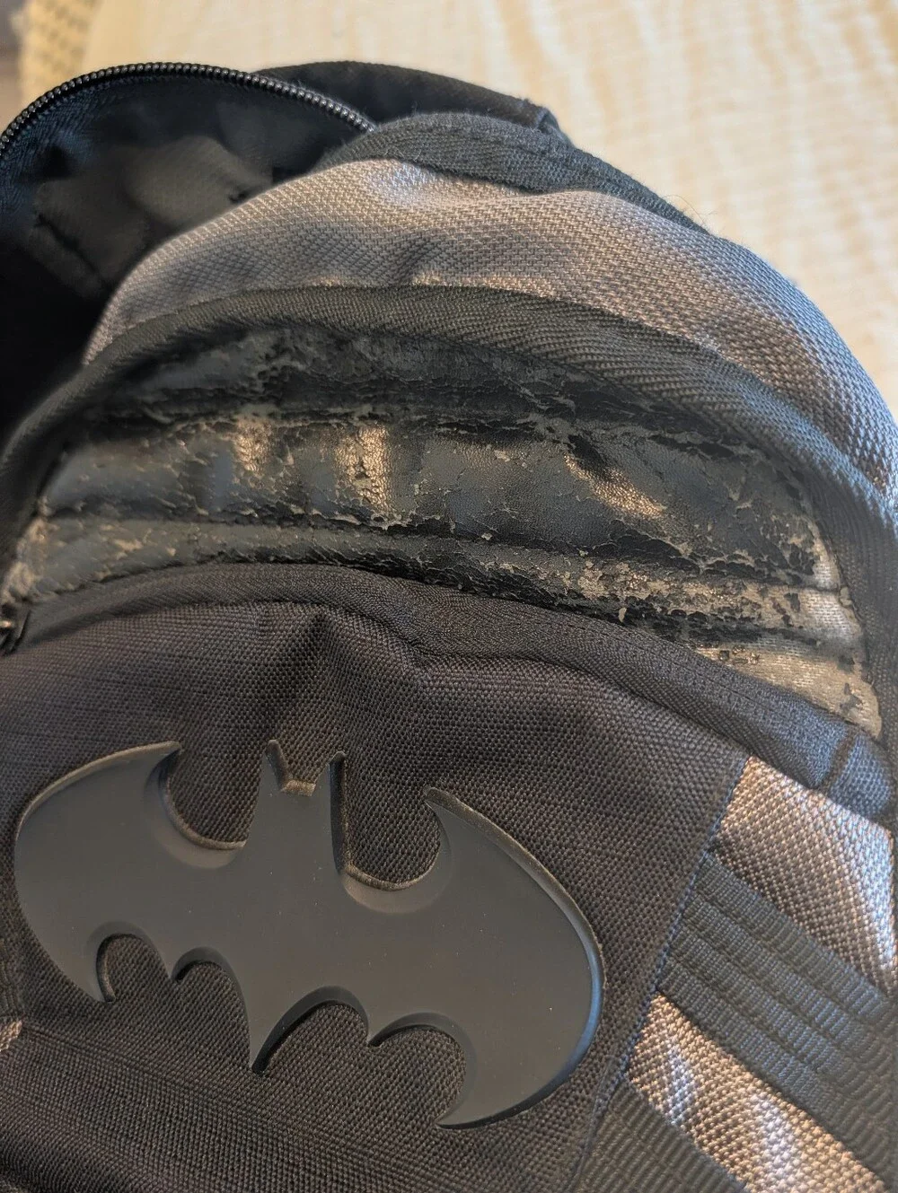Black Batman Logo Tactical Backpack - Men
